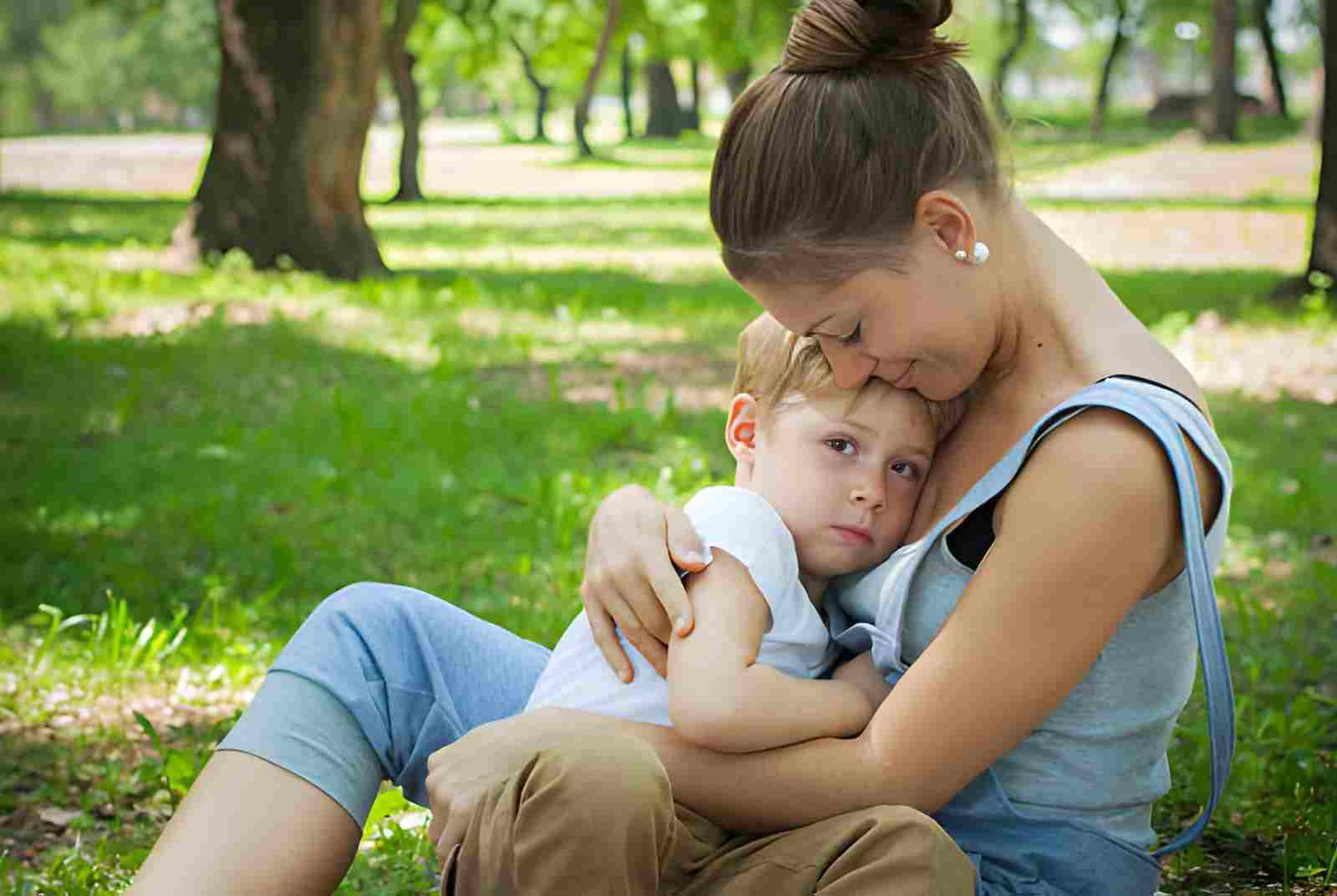 Offer physical comfort (if they want it)